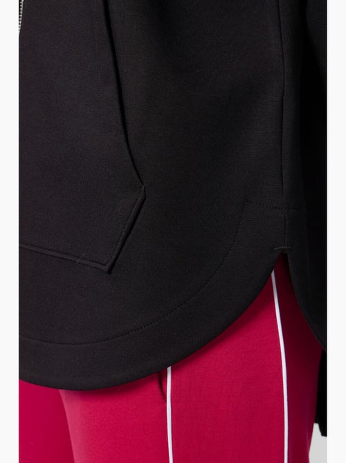 Sudadera túnica larga oversize con capucha y cremallera tommy - Kiabi Sudadera túnica larga oversize con capucha y cremallera tommy - Kiabi