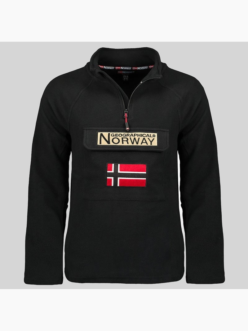 Sudadera tymclass hz – geographical norway Negro - Kiabi