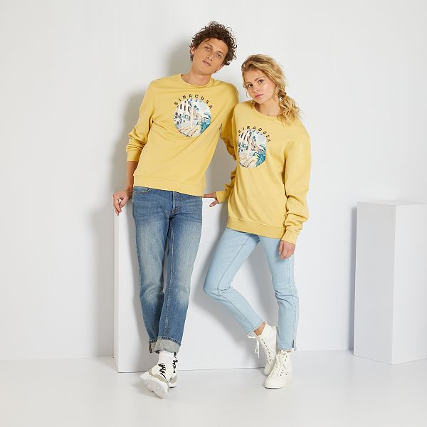 Sudadera unisex 'Siracusa' Hombre talla S-XXL - AMARILLO - Kiabi - 12,00€