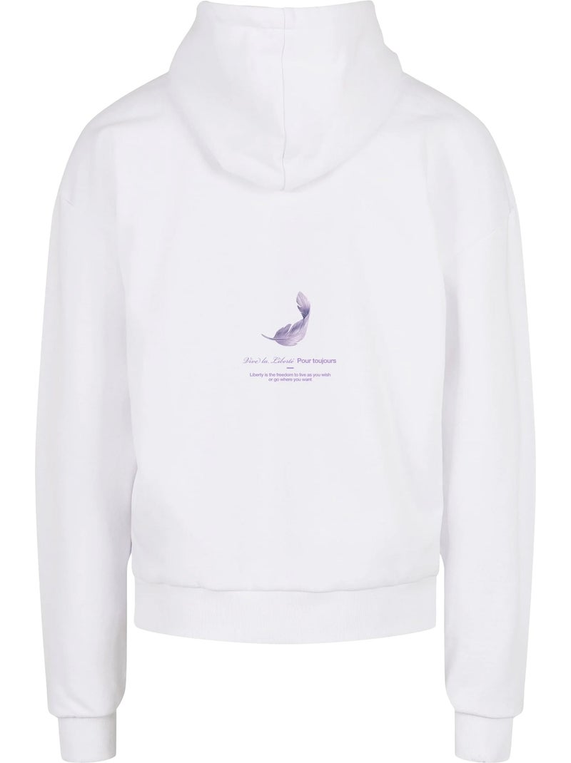 Sudadera upscale vive la liberte para hombre - mister tee Blanco - Kiabi