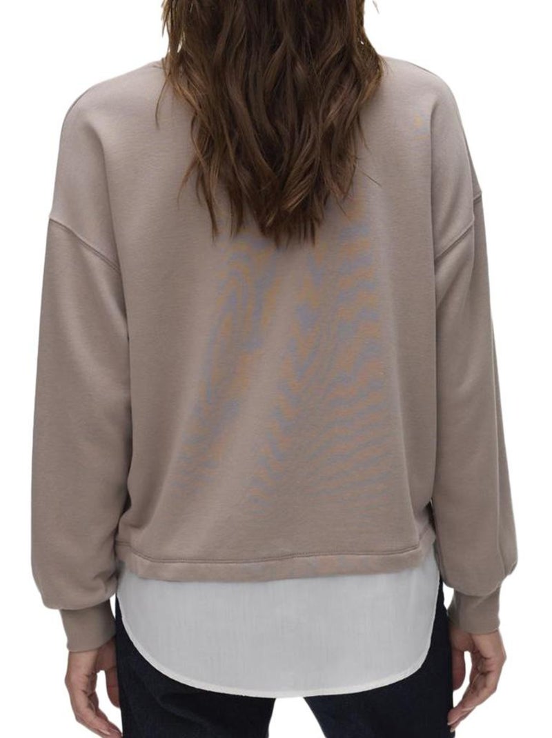 Sudadera Vero Moda para Mujer Beige - Kiabi