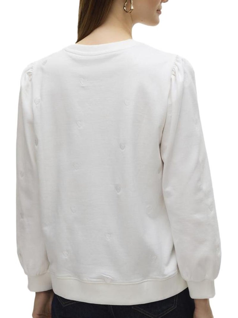 Sudadera Vero Moda para Mujer Blanco - Kiabi