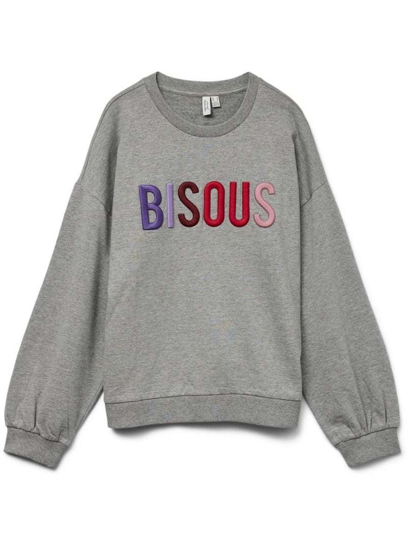 Sudadera Vero Moda para Mujer Gris plateado - Kiabi