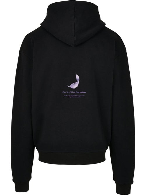 Sudadera vive la liberte diseño estampado en espalda de pesada para hombre - mister tee - Kiabi Sudadera vive la liberte diseño estampado en espalda de pesada para hombre - mister tee - Kiabi