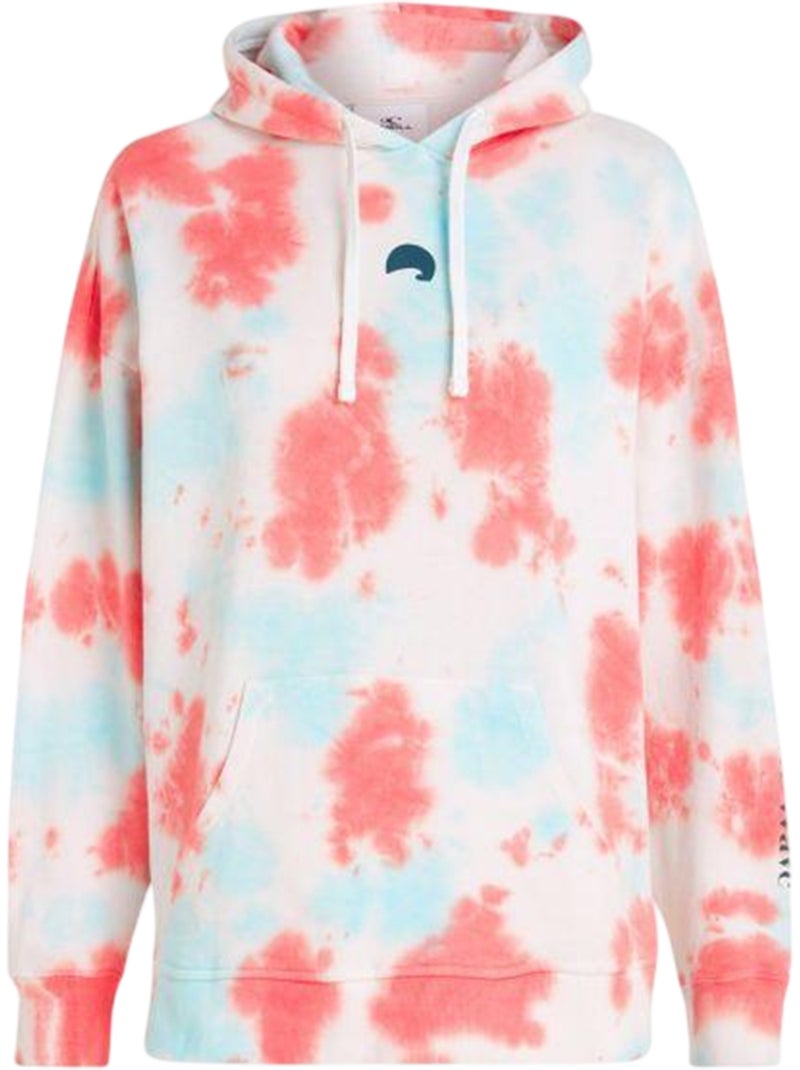 Sudadera wow diseño teñida con nudos para mujer - o´neill Blanco Rosa - Kiabi