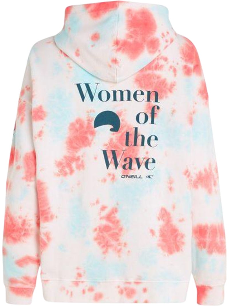 Sudadera wow diseño teñida con nudos para mujer - o´neill Blanco Rosa - Kiabi
