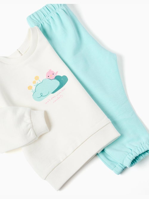 Sudadera y pantalón de algodón - Kiabi