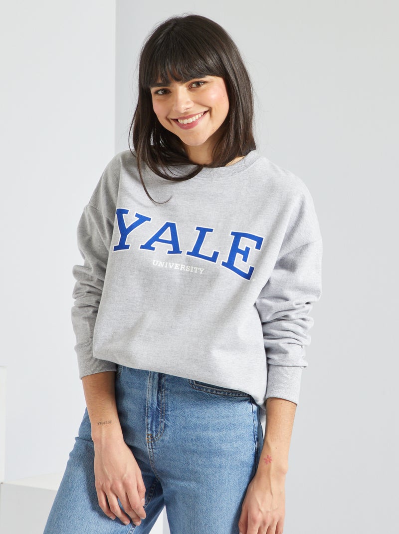 Sudadera 'Yale University' GRIS - Kiabi
