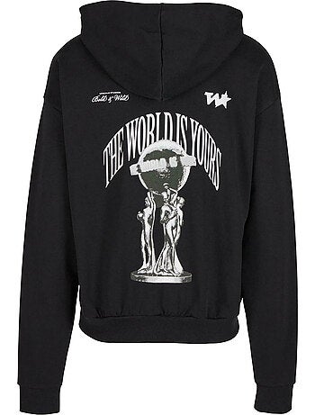 Sudadera your world para hombre - mister tee