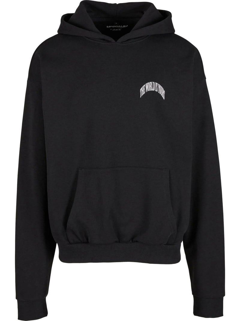 Sudadera your world para hombre - mister tee Negro - Kiabi