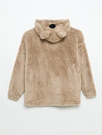 Sudaderas con capucha de punto de peluche