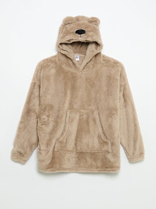 Sudaderas con capucha de punto de peluche - Kiabi Sudaderas con capucha de punto de peluche - Kiabi