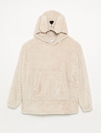 Sudaderas con capucha de punto de peluche