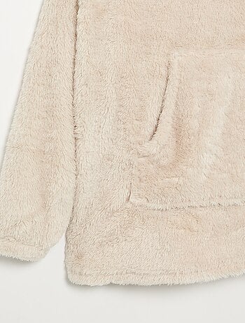 Sudaderas con capucha de punto de peluche