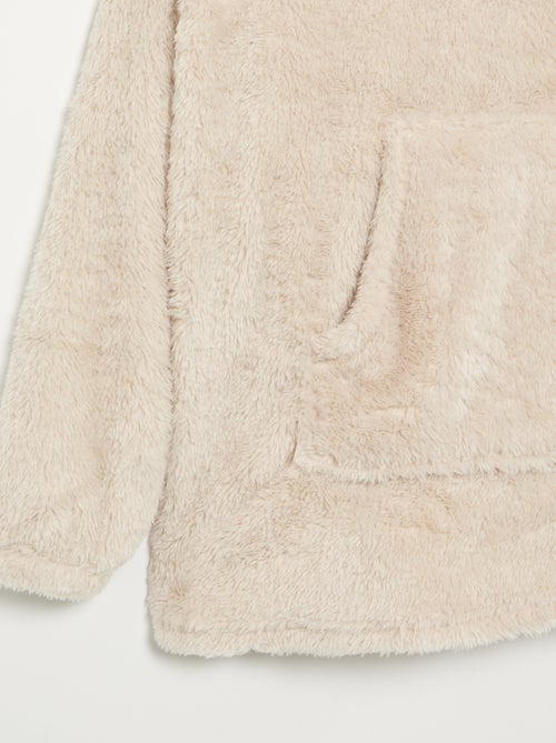 Sudaderas con capucha de punto de peluche - Kiabi Sudaderas con capucha de punto de peluche - Kiabi