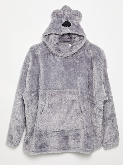 Sudaderas con capucha de punto de peluche - Kiabi Sudaderas con capucha de punto de peluche - Kiabi
