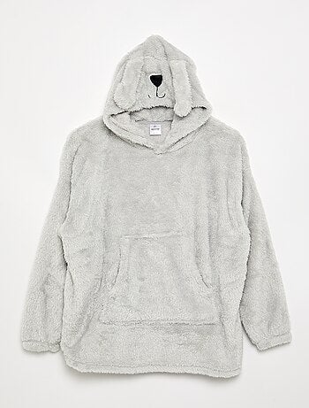 Sudaderas con capucha de punto de peluche