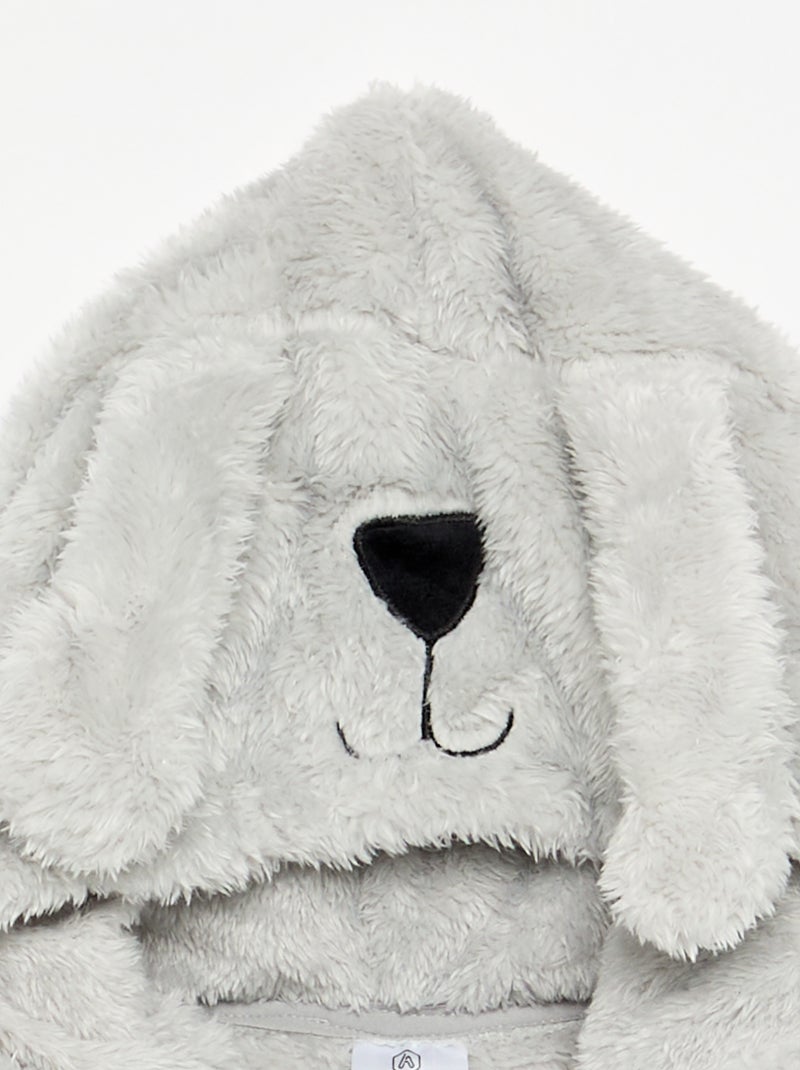 Sudaderas con capucha de punto de peluche Gris - Kiabi