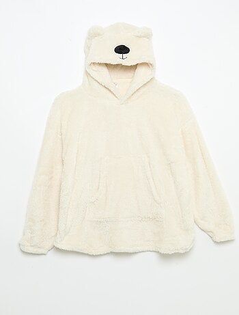 Sudaderas con capucha de punto de peluche
