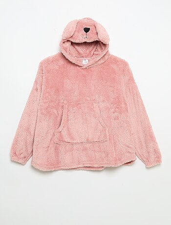 Sudaderas con capucha de punto de peluche