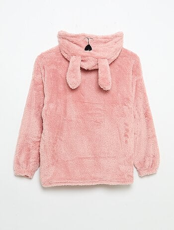 Sudaderas con capucha de punto de peluche