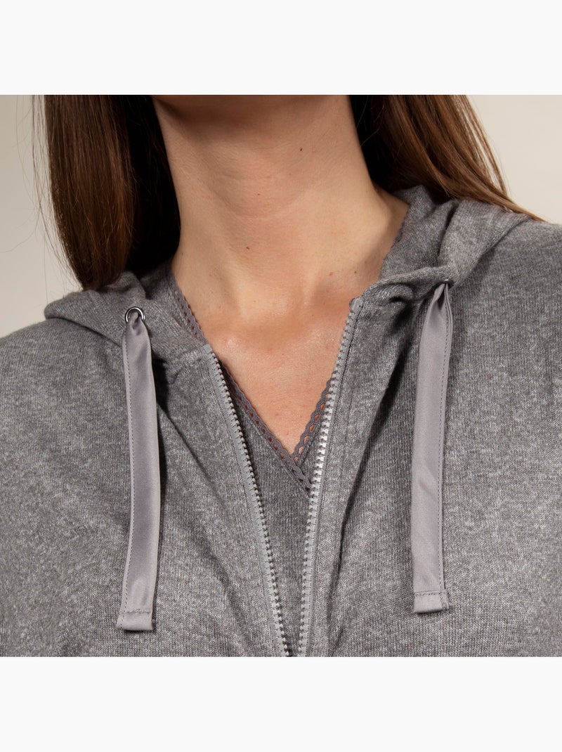 Sudaderas homewear mujer Gris jaspeado - Kiabi