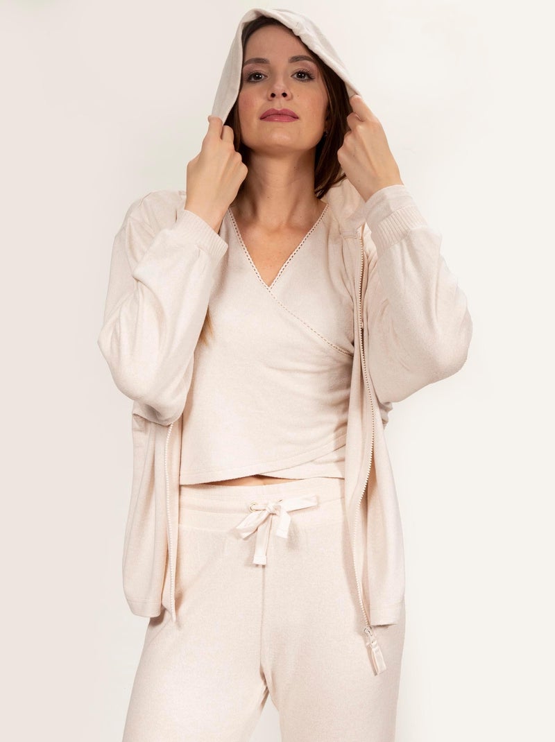 Sudaderas homewear mujer Isotoner Beige - Kiabi