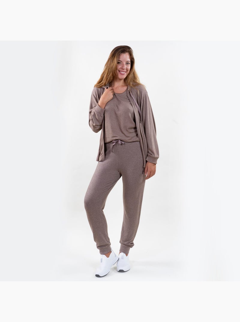 Sudaderas homewear mujer isotoner Taupe - Kiabi