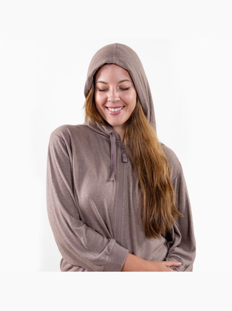 Sudaderas homewear mujer isotoner Taupe - Kiabi