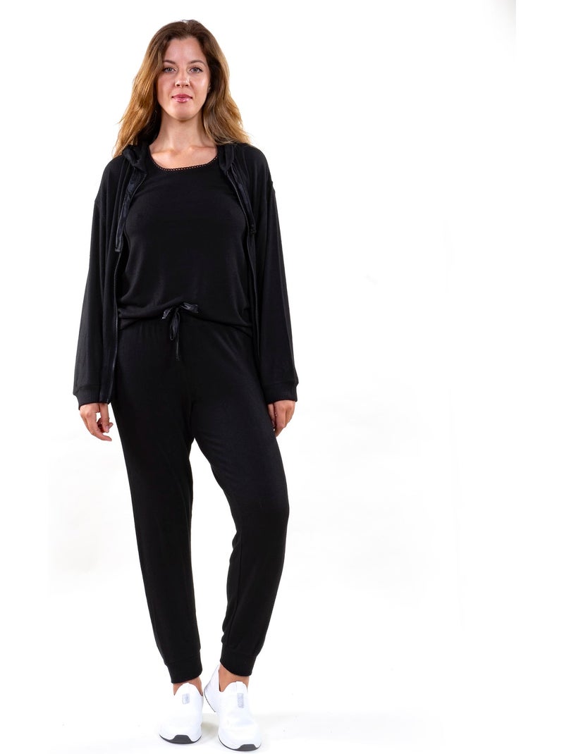 Sudaderas homewear mujer Negro - Kiabi