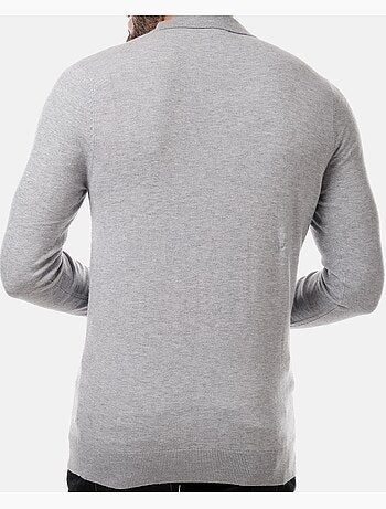 Suéter con cuello polo