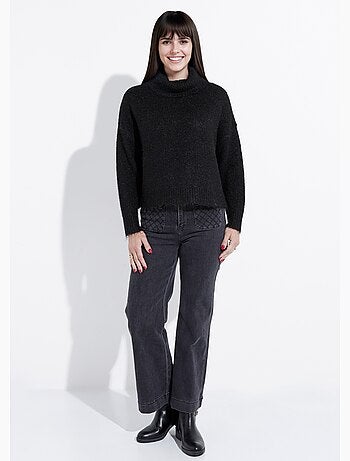 Suéter de cuello alto de punto grueso - AFIBEL