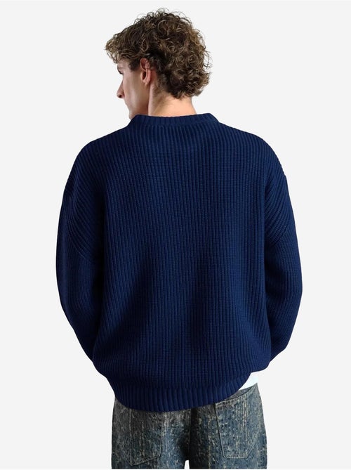 Suéter de cuello redondo acanalado para hombre giesto - Kiabi Suéter de cuello redondo acanalado para hombre giesto - Kiabi