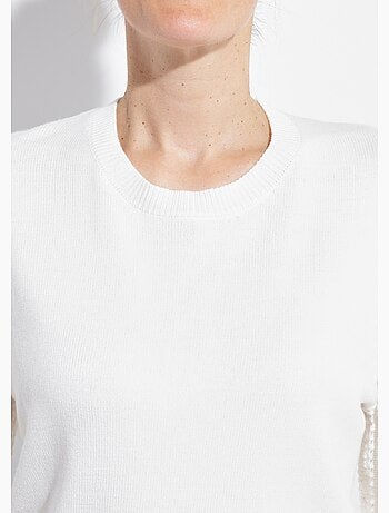 Suéter de punto con mangas elegantes - Afibel