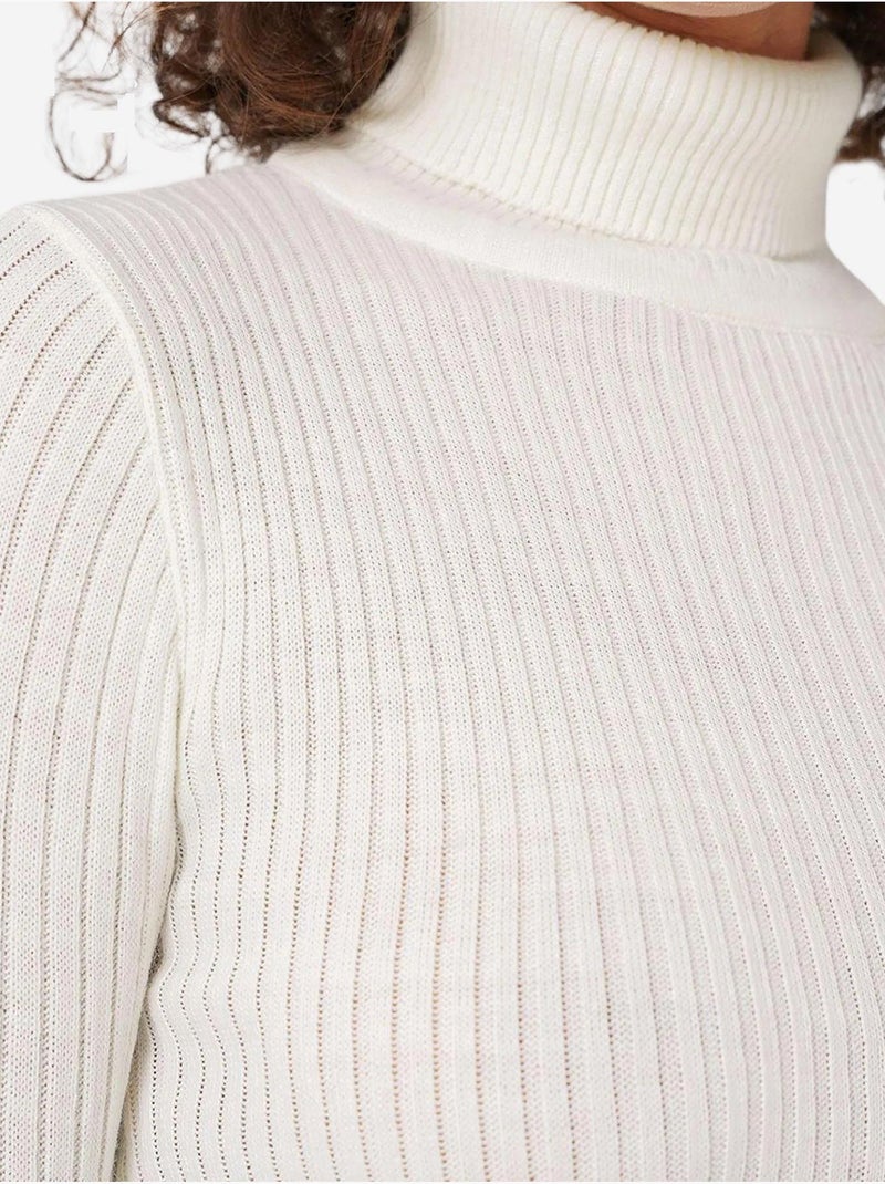 Suéter de punto de cuello alto bdart Blanco - Kiabi