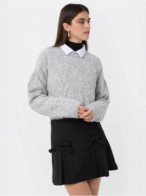 Suéter de punto de cuello alto - Kiabi Suéter de punto de cuello alto - Kiabi