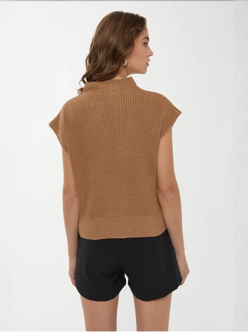 Suéter de punto de cuello alto medio - Kiabi Suéter de punto de cuello alto medio - Kiabi