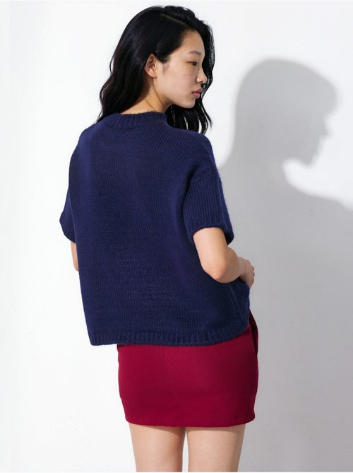 Suéter de punto de cuello redondo relaxed fit - Kiabi Suéter de punto de cuello redondo relaxed fit - Kiabi