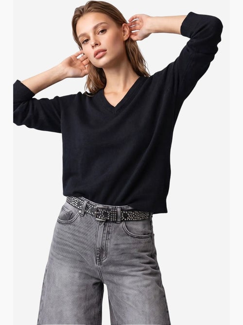 Suéter de punto para mujer mixray - Kiabi Suéter de punto para mujer mixray - Kiabi