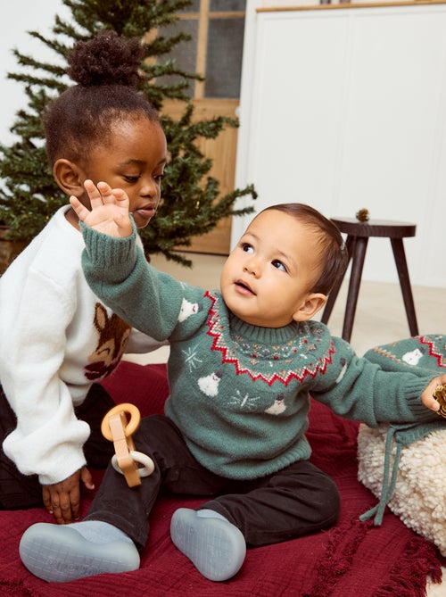 Suéter Navideño Suave Animado Fantasía - Kiabi