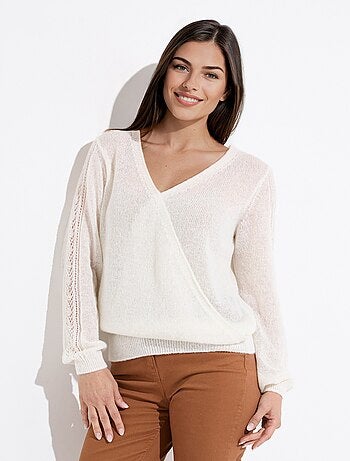 Suéter suave y envolvente con alpaca y mohair - Afibel