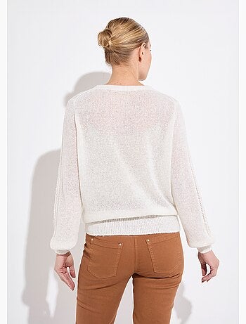 Suéter suave y envolvente con alpaca y mohair - Afibel