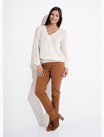 Suéter suave y envolvente con alpaca y mohair - Afibel