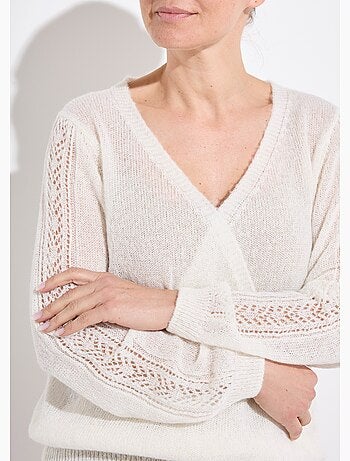 Suéter suave y envolvente con alpaca y mohair - Afibel