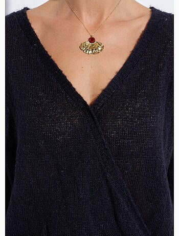 Suéter suave y envolvente con alpaca y mohair - Afibel