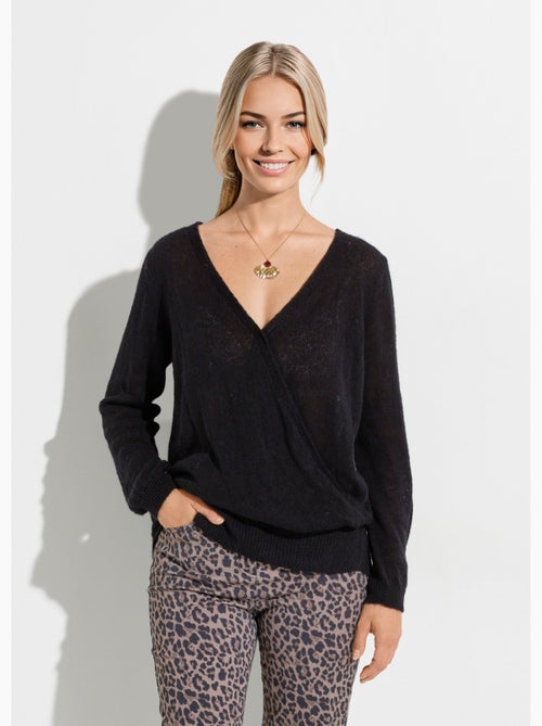 Suéter suave y envolvente con alpaca y mohair - Afibel - Kiabi