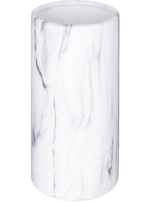 Suite 54 jarrón cilíndrico mármol blanco h20cm - Kiabi Suite 54 jarrón cilíndrico mármol blanco h20cm - Kiabi