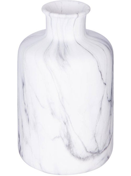 Suite 54 jarrón de mármol blanco h18cm - Kiabi Suite 54 jarrón de mármol blanco h18cm - Kiabi