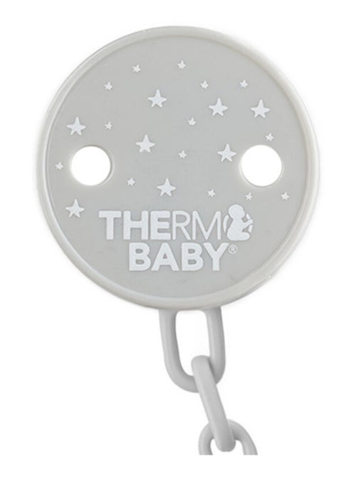 Sujetachupetes Thermobaby redondo de plástico con cadenita - Kiabi