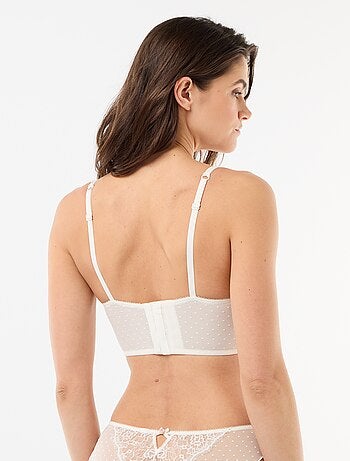 Sujetador balconet de encaje